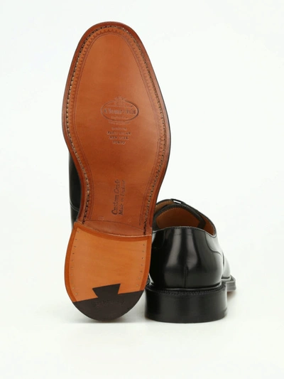 Shop Church's Lancaster Polished Binder Shoes In Black