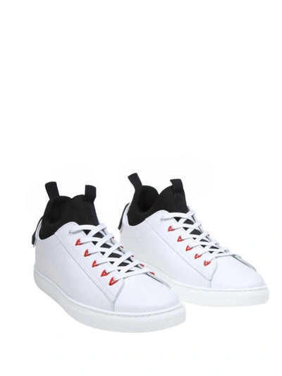 Shop Dsquared2 Inner Sock White Sneakers