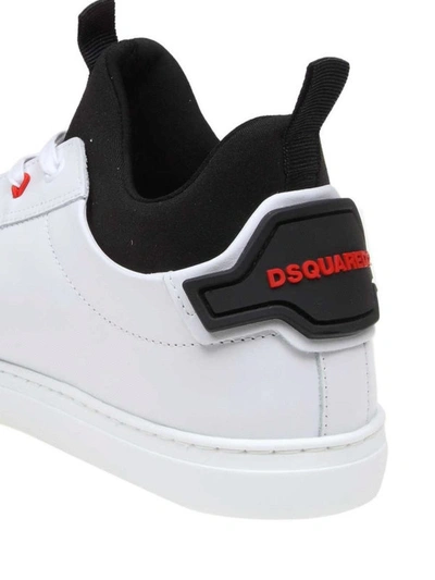 Shop Dsquared2 Inner Sock White Sneakers
