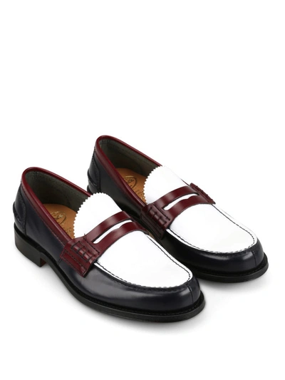 Shop Church's Pembrey Three-tone Leather Loafers In Multicolour