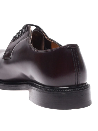 Shop Church's Shannon Glossy Burgundy Leather Derby Shoes