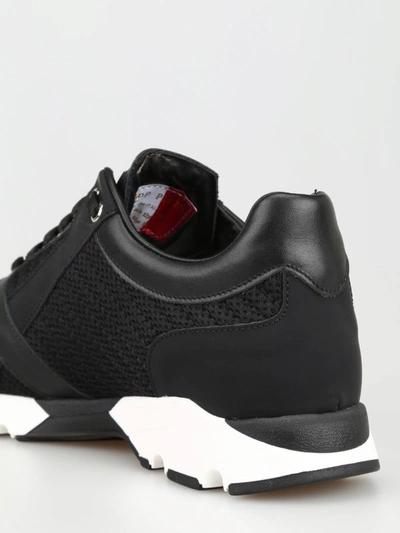 Shop Philipp Plein Runner Original Black Low Top Sneakers