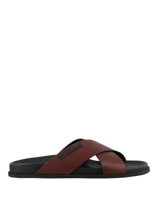 burgundy sandals