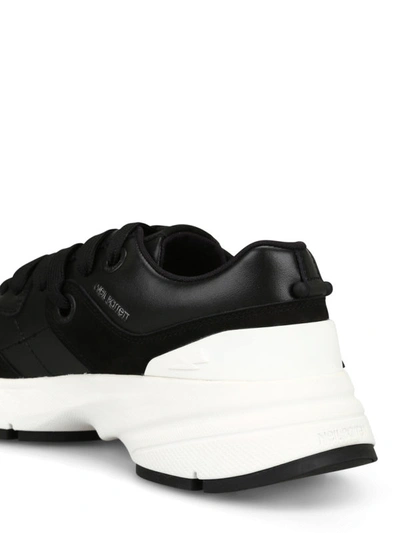 Shop Neil Barrett Bolt01 Sneakers In Black