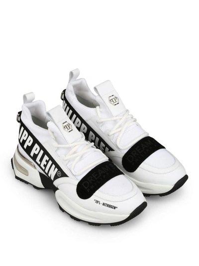 Shop Philipp Plein Runner  Tm Sneakers In White
