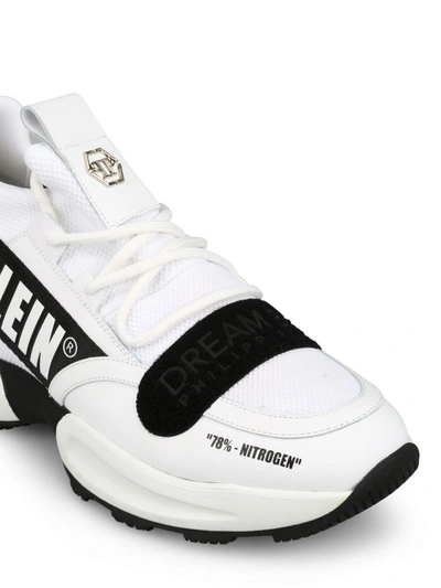 Shop Philipp Plein Runner  Tm Sneakers In White