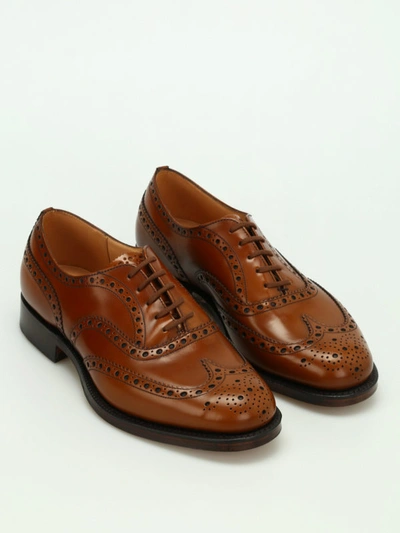 Shop Church's Burwood Polished Binder Shoes In Light Brown