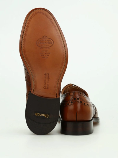 Shop Church's Burwood Polished Binder Shoes In Light Brown