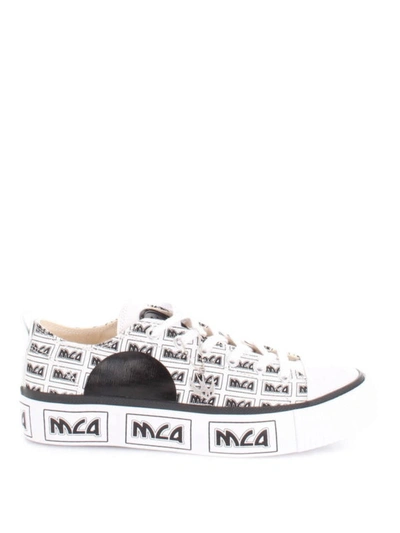 Shop Mcq By Alexander Mcqueen Plimsoll Sneakers In White