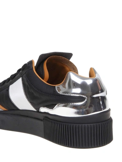 Shop Dolce & Gabbana Miami Sneakers With Laminated Insert In Black