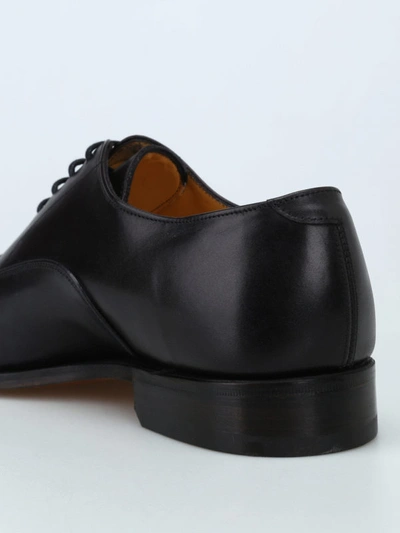 Shop Tricker's Appleton Black Leather Oxford Shoes