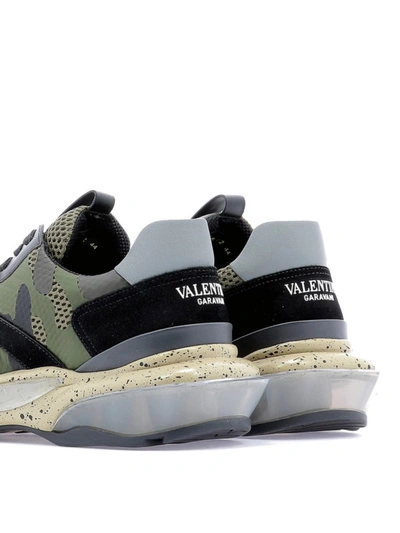 Shop Valentino Bounce Camouflage Low Top Sneakers In Multicolour