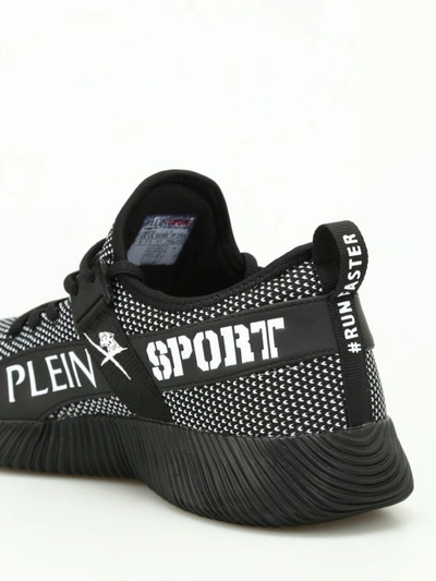 Shop Philipp Plein Carter Knitted Fabric Slip-ons In Black