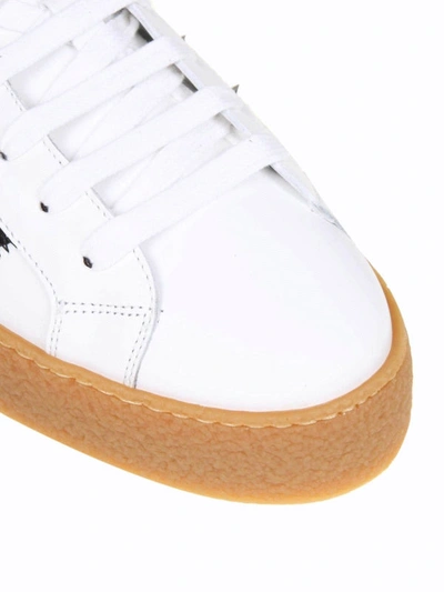 Shop Dsquared2 Rappers Delight Sneakers In White
