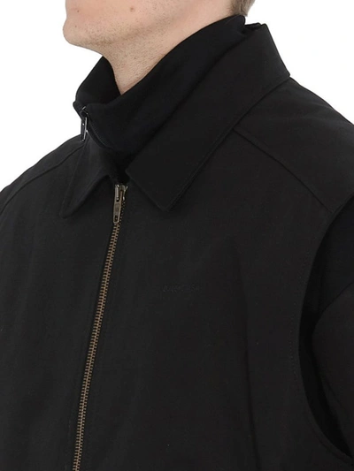 Shop Balenciaga Twinset Black Jacket