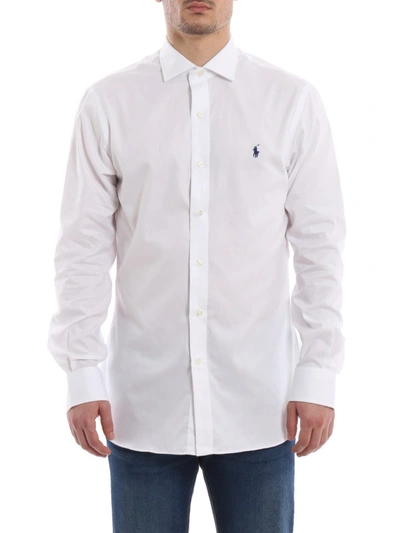 Shop Polo Ralph Lauren Spring 1 White Cotton Shirt