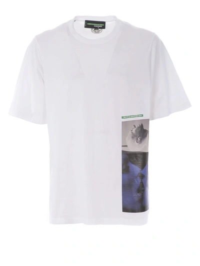 Shop Dsquared2 Mert  Marcus 1994 White Over T-shirt