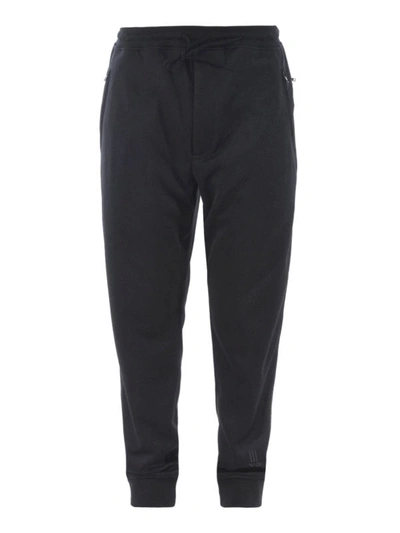 Shop Y-3 New Classic Tech Jersey Track Pants In Black
