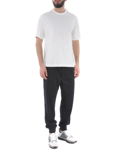 Shop Y-3 New Classic Tech Jersey Track Pants In Black