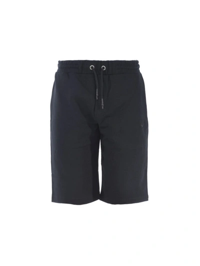 Shop Mcq By Alexander Mcqueen Black Cotton Shorts
