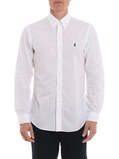 Shop Polo Ralph Lauren White Cotton Bd Shirt