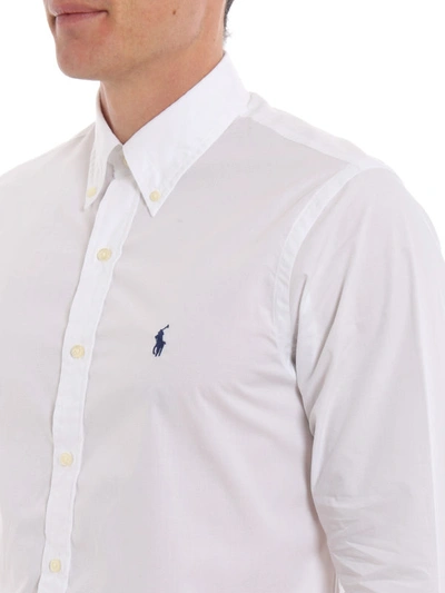 Shop Polo Ralph Lauren White Cotton Bd Shirt