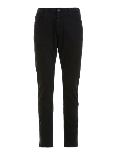Shop Emporio Armani J06 Slim Fit Jeans In Black