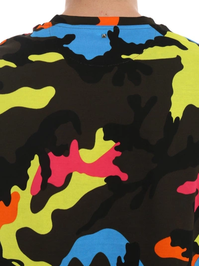 Valentino Camouflage-print Cotton-jersey T-shirt In Multicolour