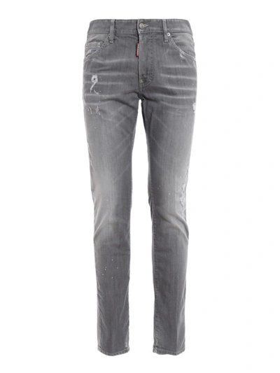 Shop Dsquared2 Cool Guy Spotted Grey Jeans