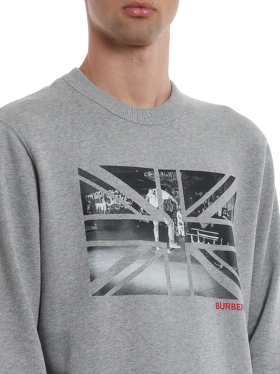 Shop Burberry Kershaw Grey Sweatshirt