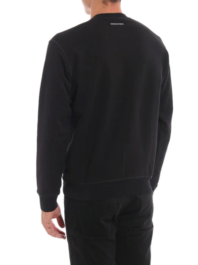 Shop Dsquared2 Icon Black Cotton Sweatshirt