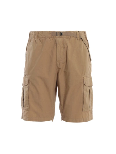 Shop Woolrich Beige Cotton Shorts