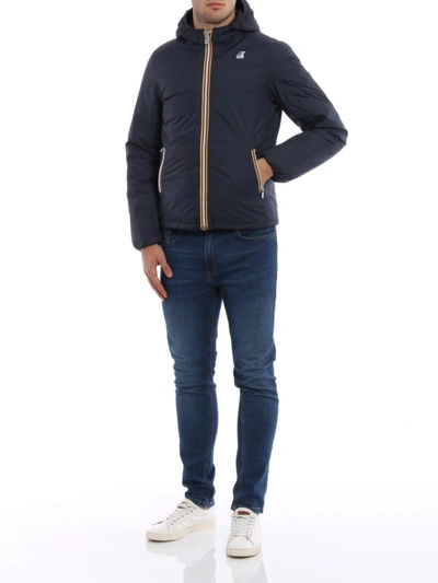 Shop K-way Jacques Thermo Plus Jacket In Dark Blue