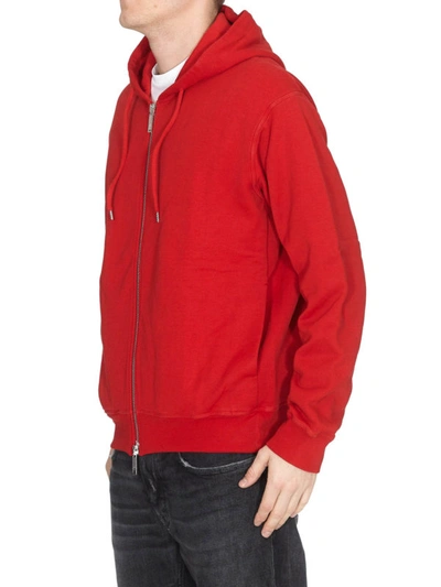 Shop Dsquared2 Logo Print Red Hoodie