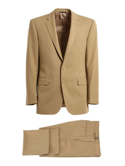 Shop Ralph Lauren Anthony Suit In Beige