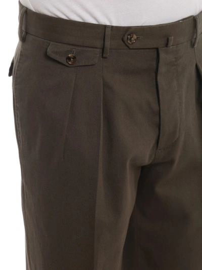 Shop Pt01 The Draper Brown Cotton Trousers