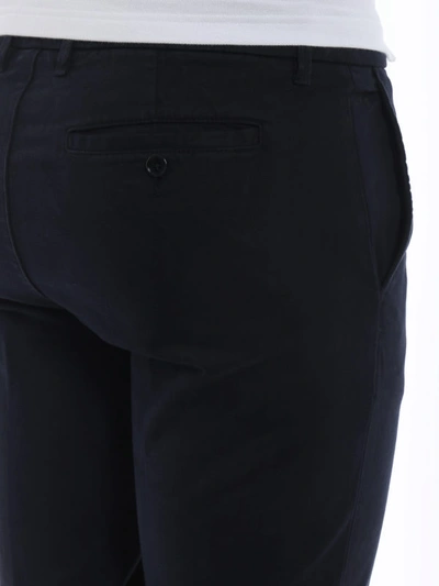 Shop Fay Soft Touch Dark Blue Cotton Slacks