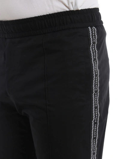 Shop Versace Nastro  Black Trousers