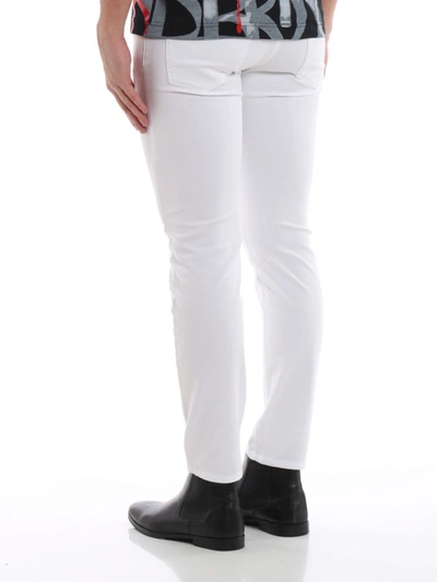 Shop Dolce & Gabbana White Skinny Jeans