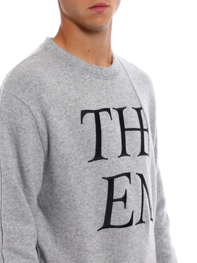 Shop Mcq By Alexander Mcqueen The End Embroidery Sweatshirt In Grey