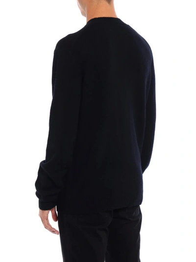 Shop Mcq By Alexander Mcqueen The End Intarsia Wool Sweater In Black