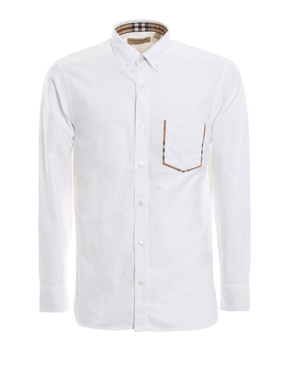 Harry White Cotton Oxford Shirt 