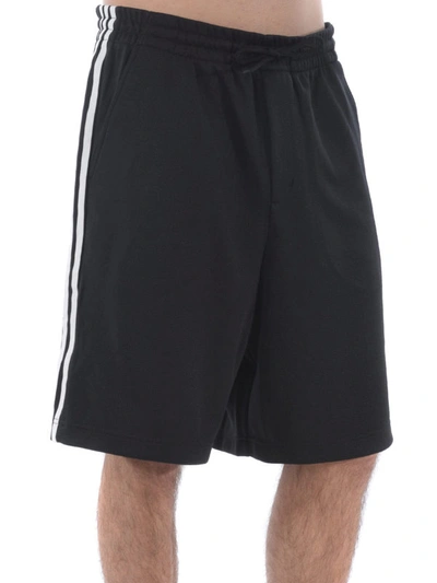 Shop Y-3 3-stripes Track Short Pants In Black