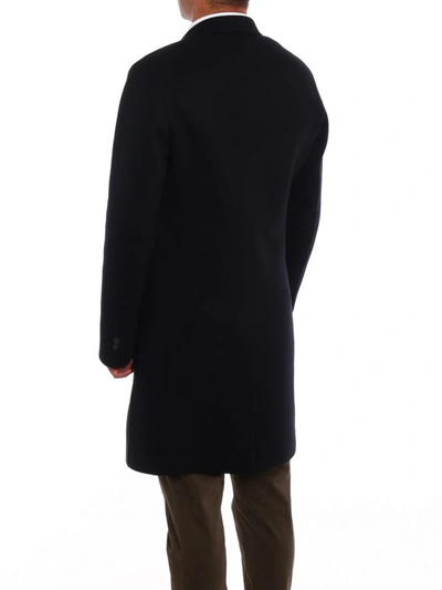 Shop Neil Barrett Skinny Fit Wool Blend Coat In Black