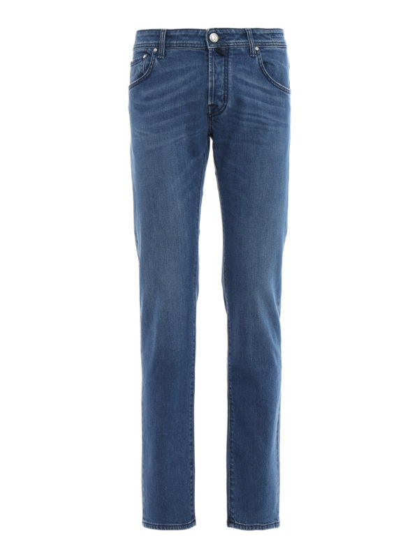 Jacob Cohen Pw622 Comf Medium Wash Denim Tailored Jeans | ModeSens