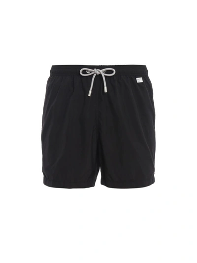 Shop Mc2 Saint Barth Lighting Pantone Black Swim Shorts