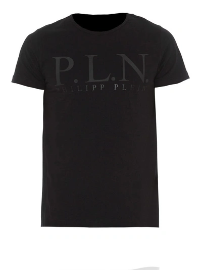 Shop Philipp Plein Embellished Rock Pp Black T-shirt