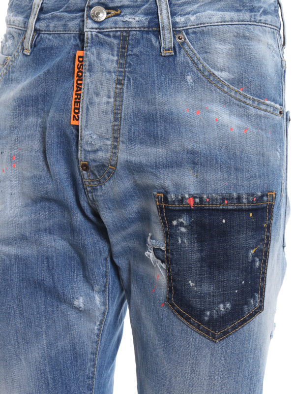 dsquared2 arctic badge jeans