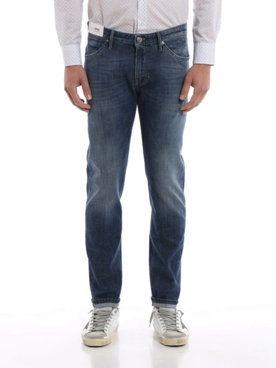 Shop Pt05 Swing Super Slim Fit Jeans In Dark Wash