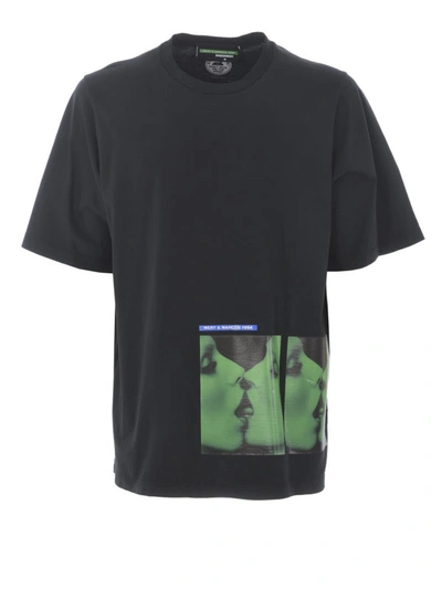 Shop Dsquared2 Mert  Marcus 1994 Black Over T-shirt